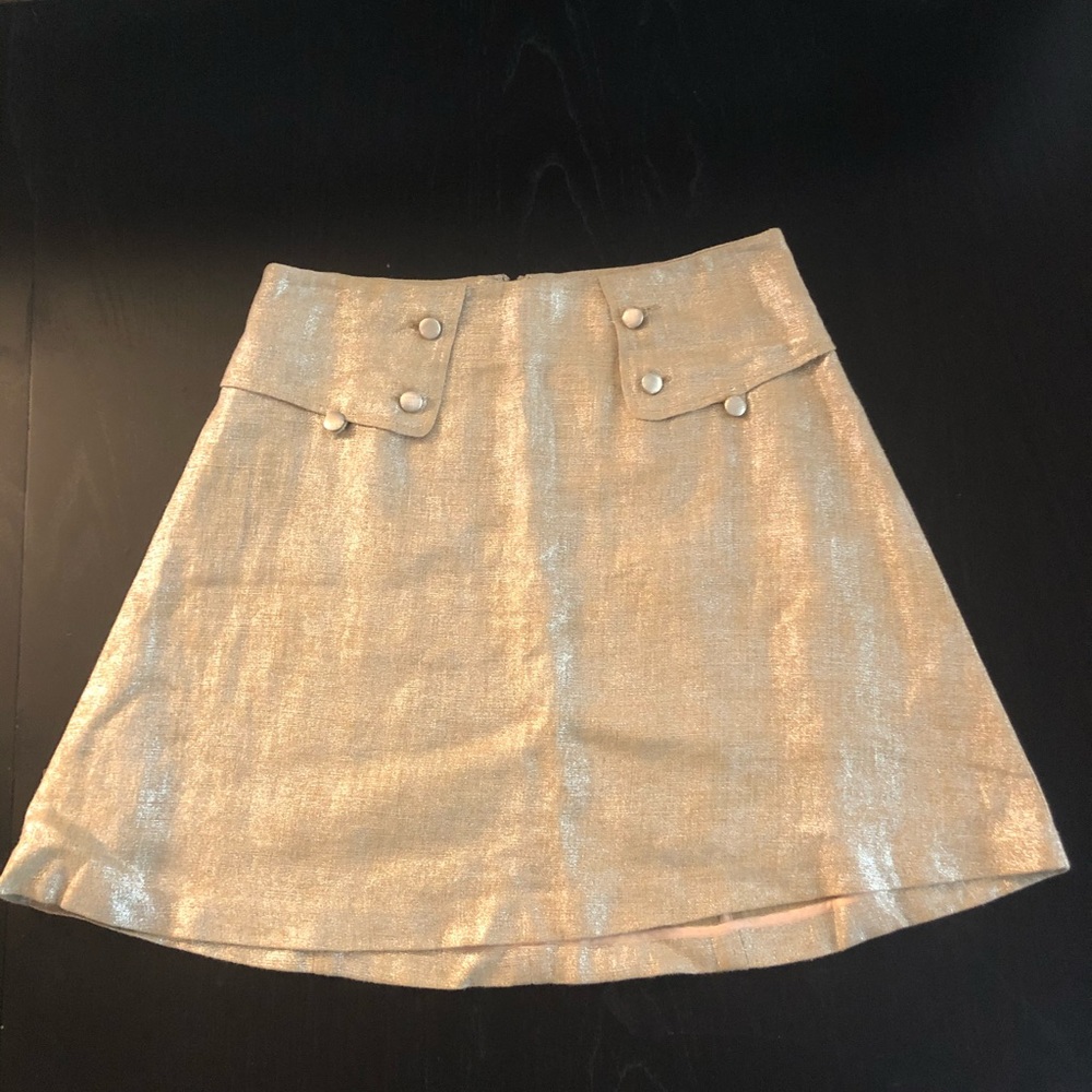 MAYLE GOLD SKIRT - Picture 2 of 5
